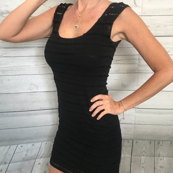 Aqua Dresses & Skirts - (Aqua) Stretchy Little Black Dress Size XS